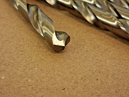 Pro Cobalt Jobber Length Drill Bits QTY6 1/4" Dia 135 Deg 01190164