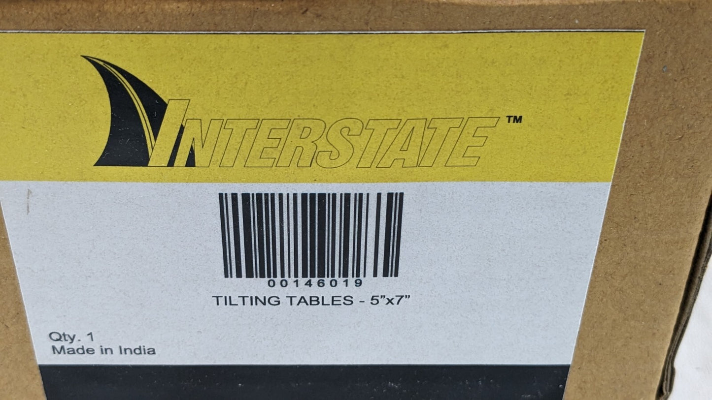 Interstate Tilting Table 5" X 7" -45 to 45 Degree Tilt Angle 00146019
