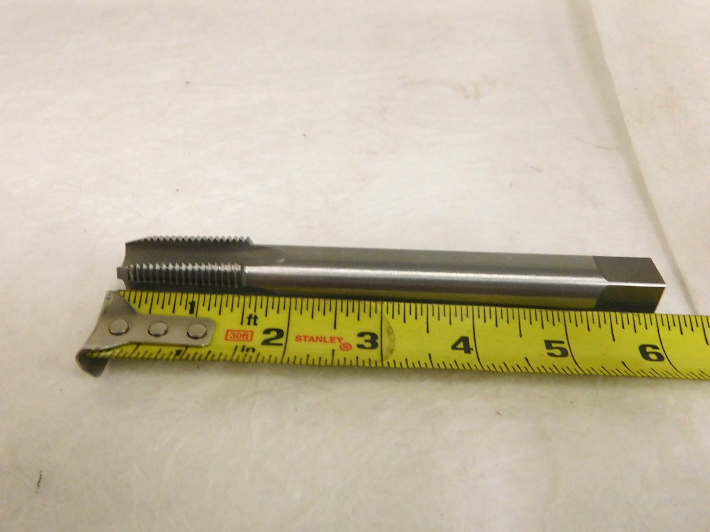 Interstate HSS St Flute Std Hand Tap 1-12UNF 4Fl 1.5" Thread Lgt 6 OAL 04489126