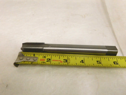 Interstate HSS St Flute Std Hand Tap 1-12UNF 4Fl 1.5" Thread Lgt 6 OAL 04489126