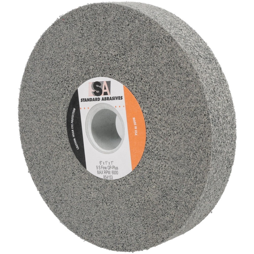Standard Abrasives Deburring Wheel 6" Dia 1" Face Width, 1" Hole 854153