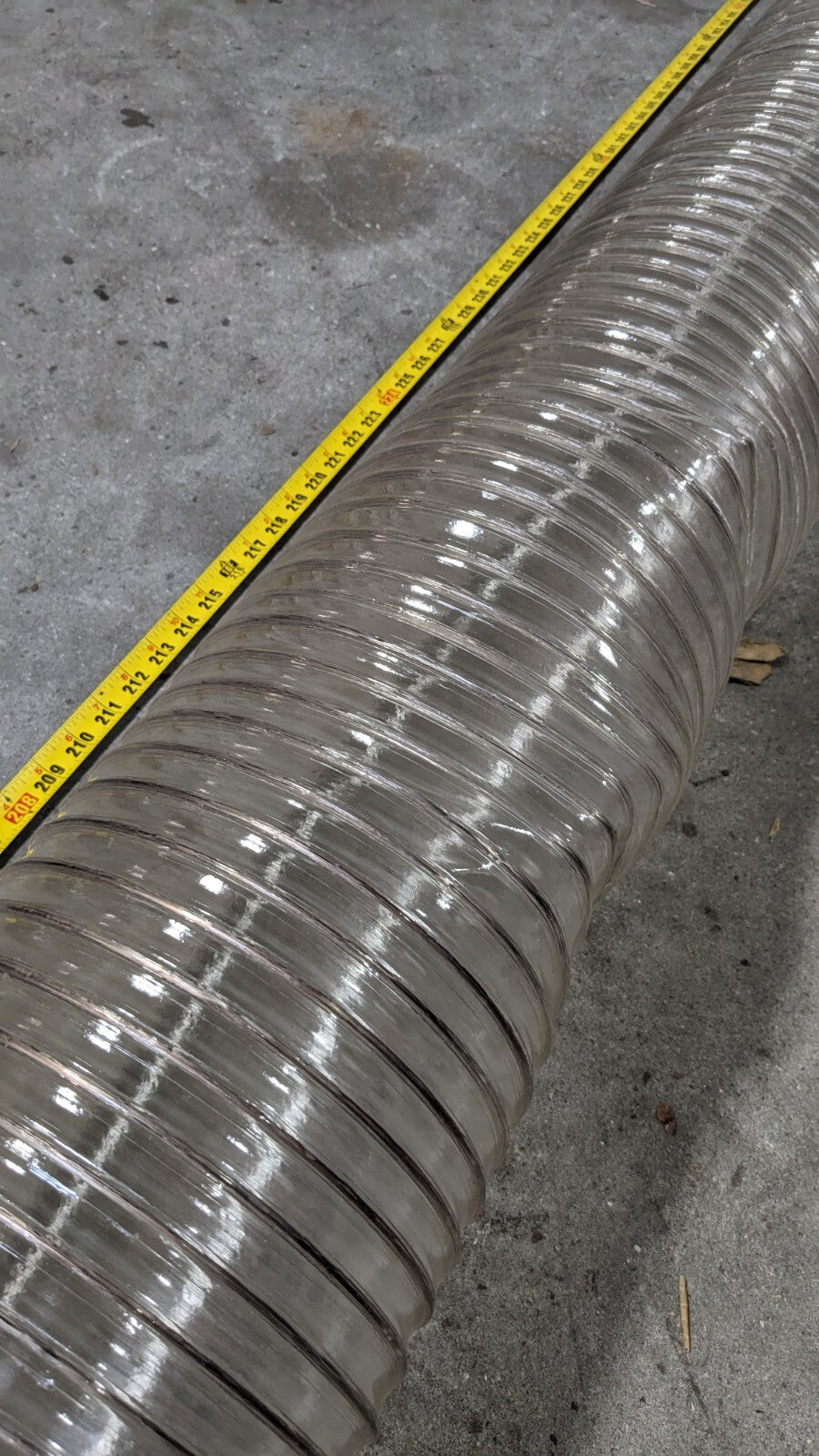 HI-TECH DURAVENT Blower Duct Hose PVC 8" ID 7 psi 25' -20 to 180°
