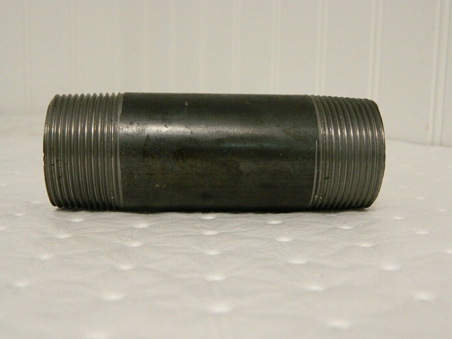 Steel Black Pipe Nipple Schedule 40 1-1/2" x 4-1/2" Long Qty 10 621446
