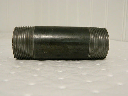 Steel Black Pipe Nipple Schedule 40 1-1/2" x 4-1/2" Long Qty 10 621446