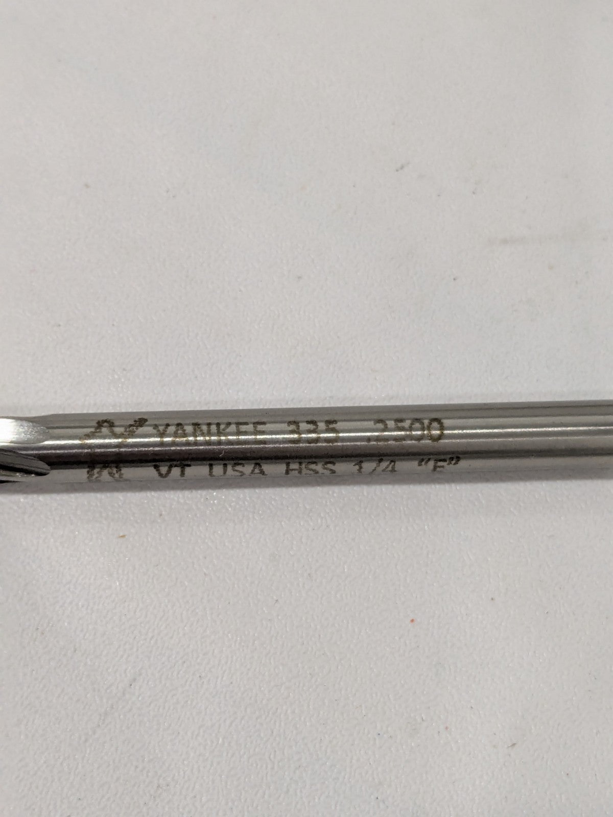 Yankee Chucking Reamer: Letter E, 4" OAL, 1-1/2" Flute Length 335-0.2500