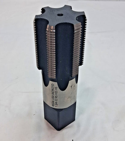 Regal Cutting Tools Straight Flute Tap 6 FL Bottoming Chamfer HSS 013889AS