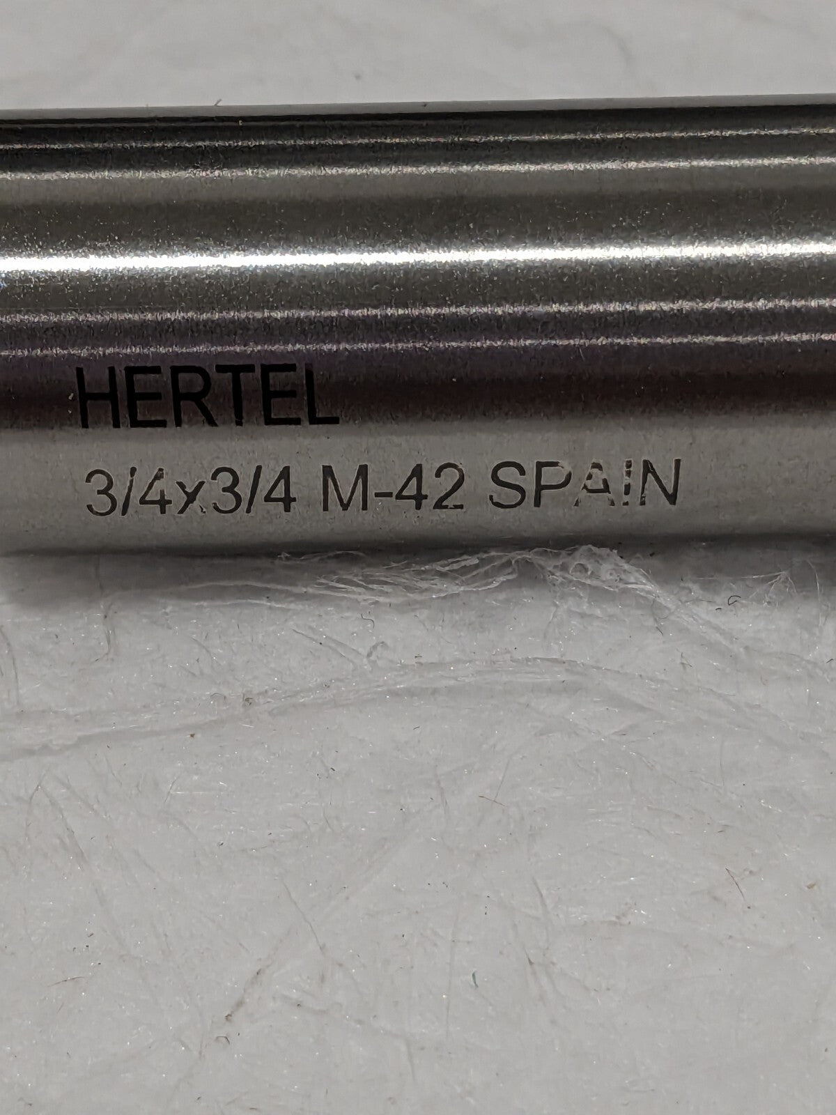HERTEL Roughing & Finishing End Mill: 3/4" Dia, 4 Flutes, Square End