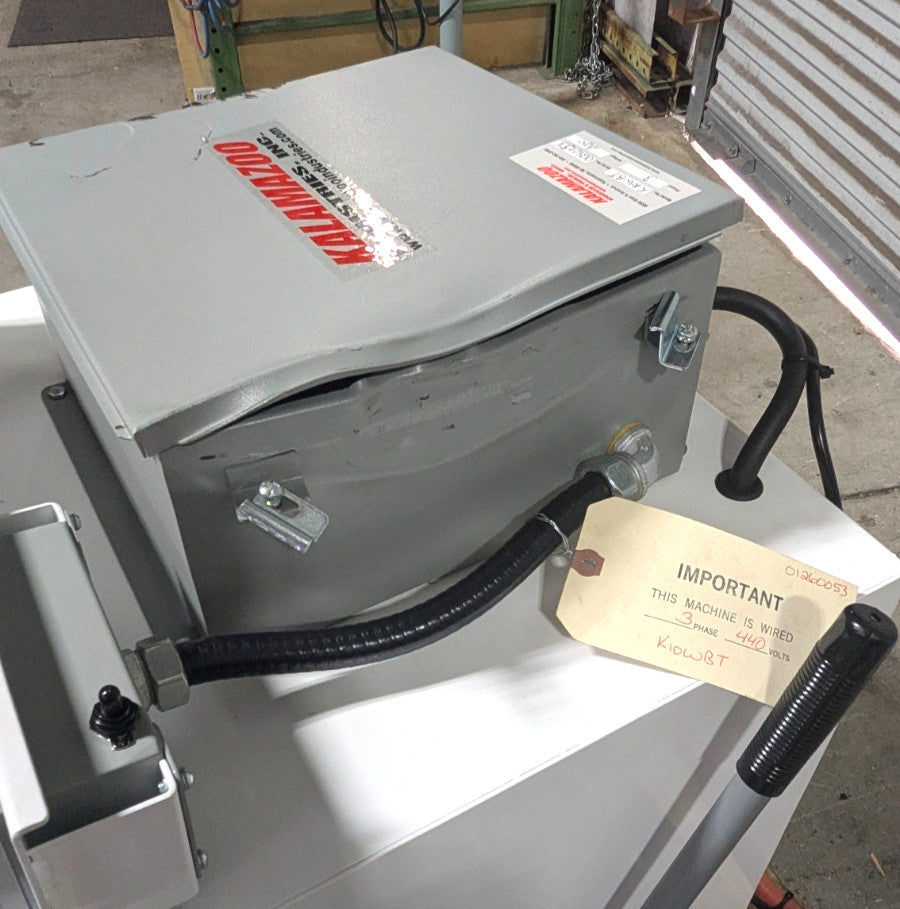 Kalamazoo 10"  Chop &amp; Cut-Off Saw  220/440V  2 hp  3,450 RPM  *Shipping
