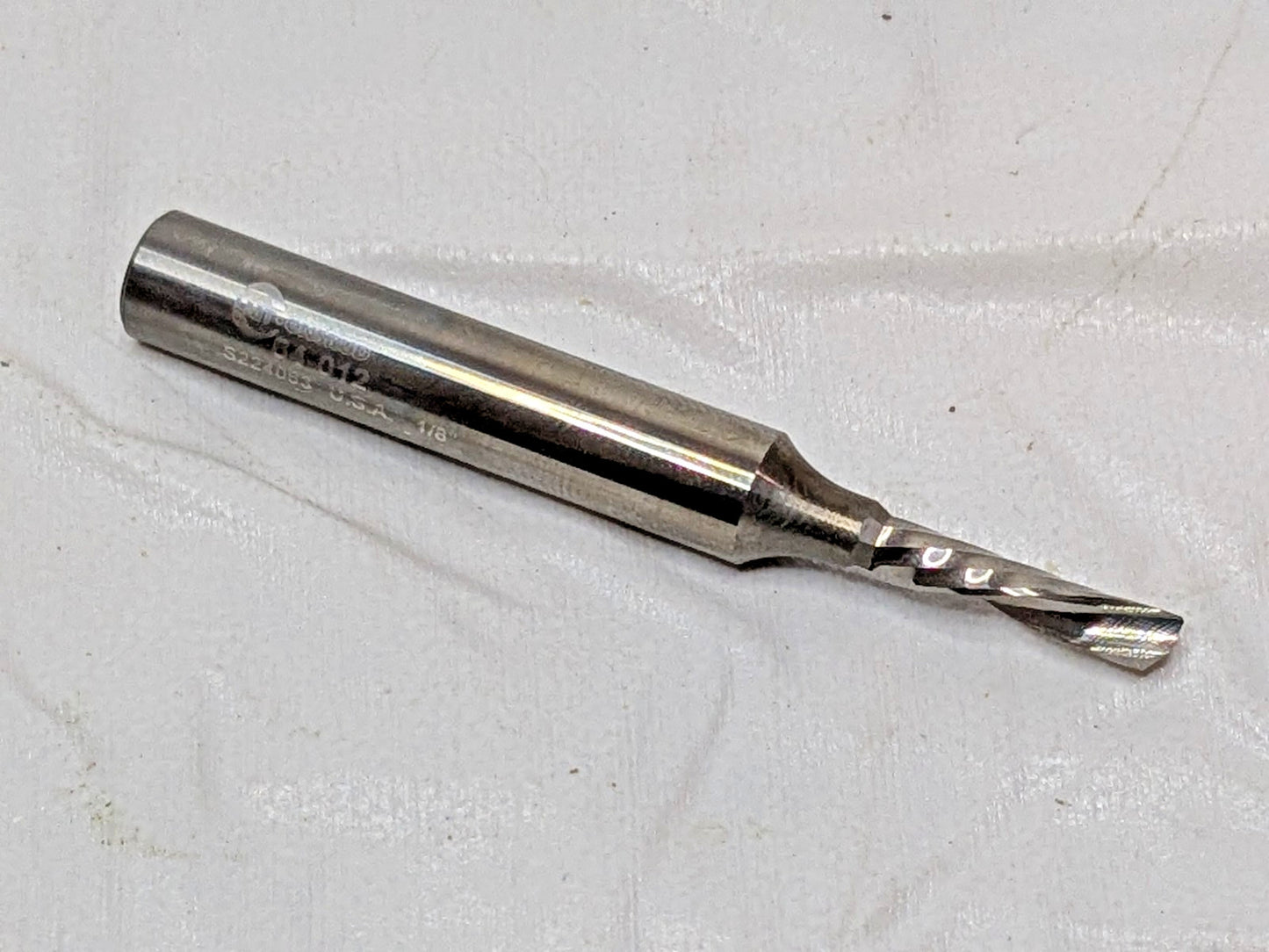 LMT-ONSRUD Carbide Spiral Router Bit 1/8" x 1/2" x 1/4" x 2" 1FL 64-012