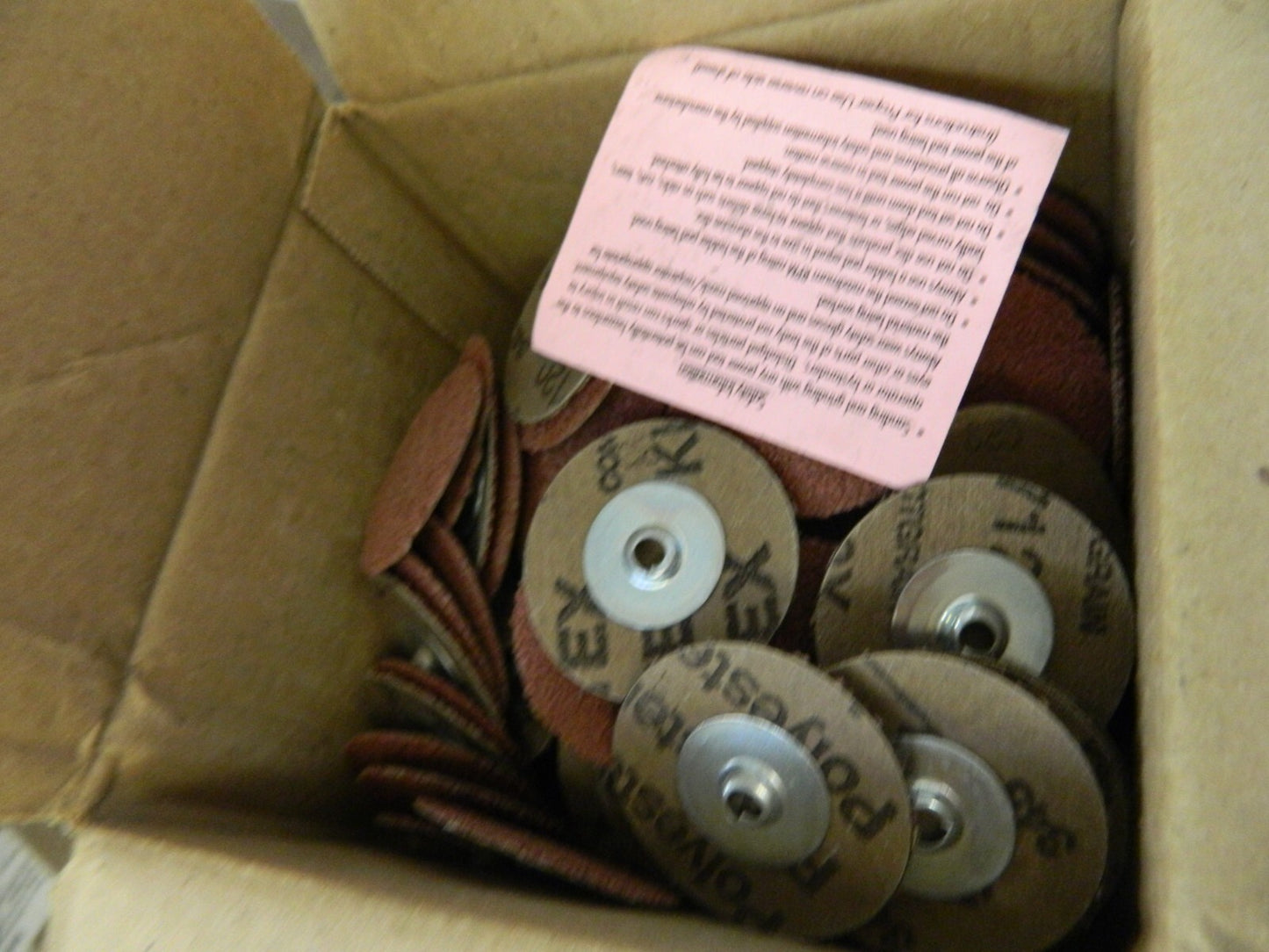 Quick-Change Discs qty 100: Type S, 2" Dia, 120 Grit, Aluminum Oxide 160245