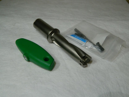 Hertel Replaceable-Tip Drill 3xD 66mm Max Depth 1" Shk Dia 86.5mm FL 4006232