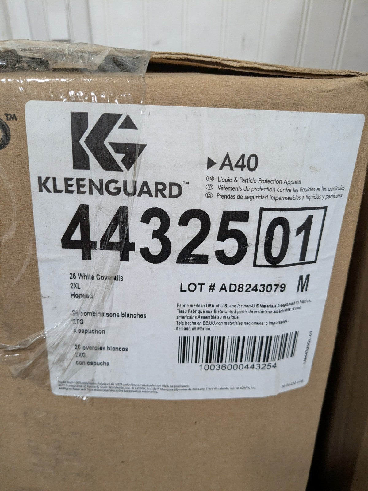 Kleenguard Non-Disposable Rain &amp; Chemical-Resistant Coveralls Qty 25 44325
