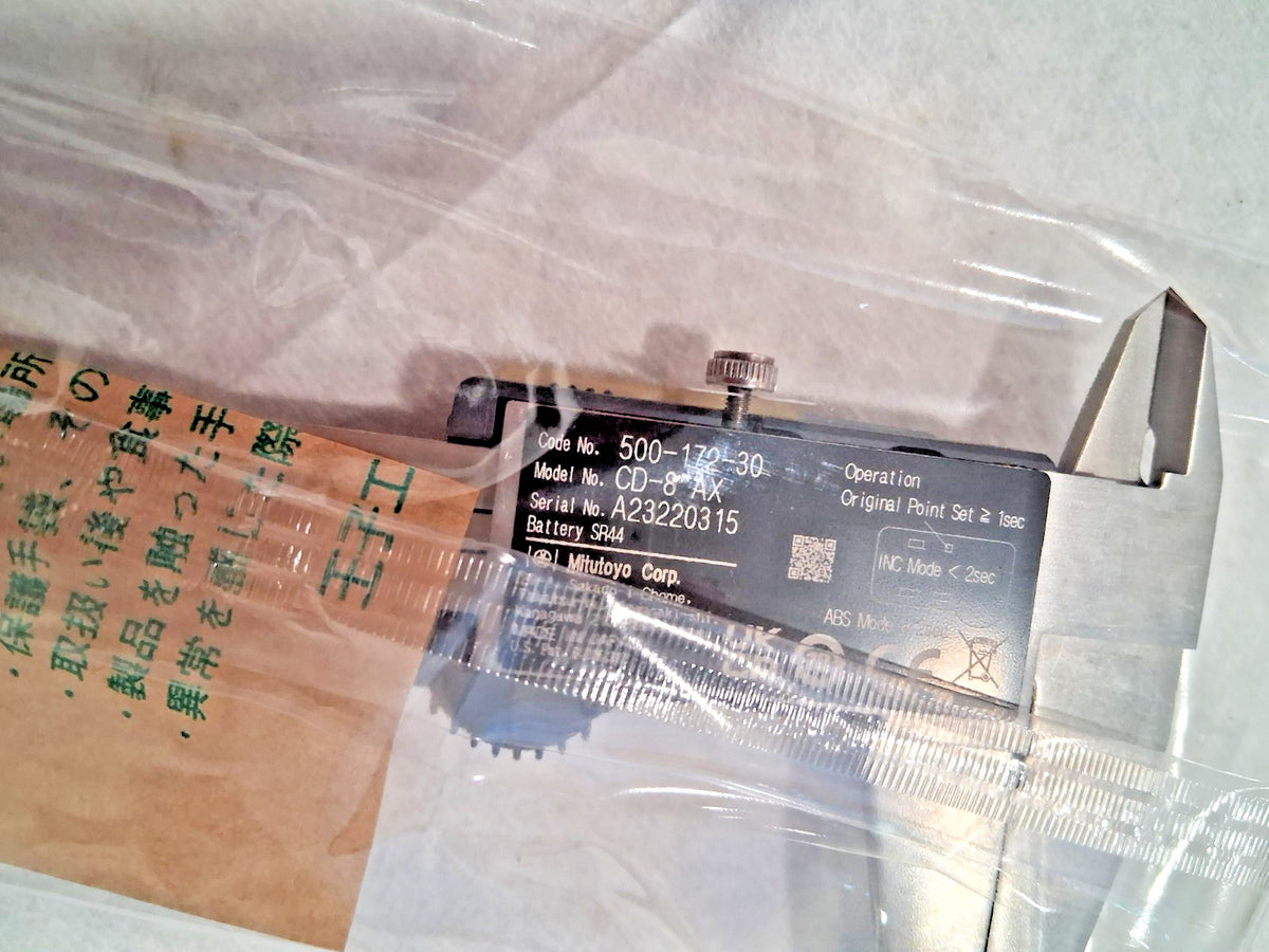 Mitutoyo America Digimatic Digital Caliper 500-172-30