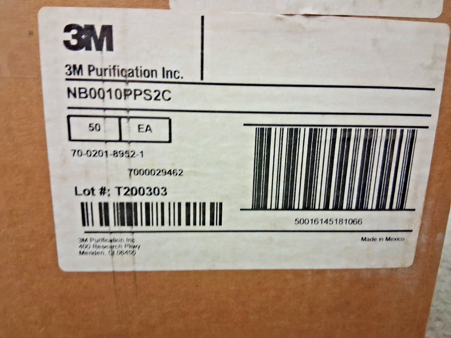 3M Aqua-Pure Liquid Bag Filter QTY5 10 Micron Size 2 180 GPM 7000029462