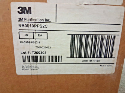 3M Aqua-Pure Liquid Bag Filter QTY5 10 Micron Size 2 180 GPM 7000029462