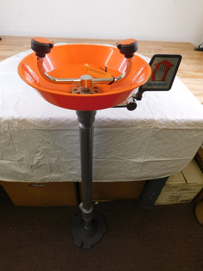PRO-SAFE  Pedestal Mount Plastic Bowl Eyewash Station PSG1825P