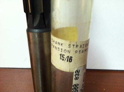 Precision 15169 Hand Expansion Reamer 15/16" x 4" x 9" 8F HSS Str