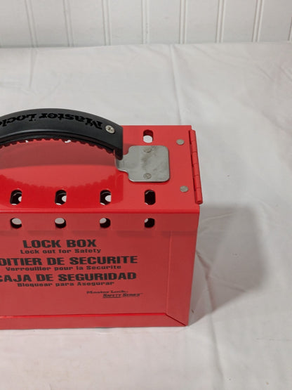 Master Lock Portable Group Lockout Box 3-3/4" Deep x 9-1/4" Wide x 6" High 498A