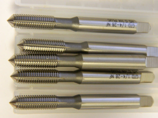 Widia 1/4-28 UNF Plug Thread Forming Tap QTY 5 17030