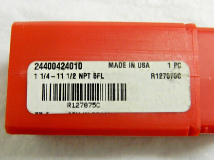 Jarvis HSS Standard Pipe Tap TiCN 1-1/4 - 11-1/2" NPT 5FL R127875C