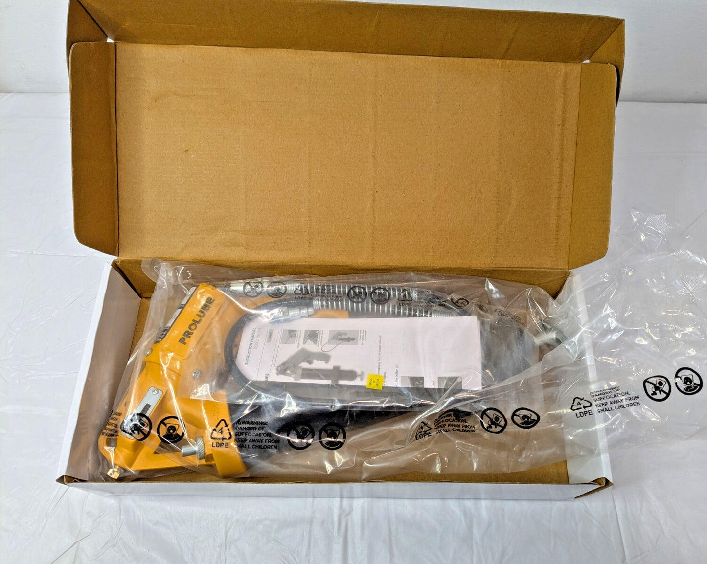 PRO-LUBE Dual Action Air Operated Grease Gun APGG/1F-30/YE1/N