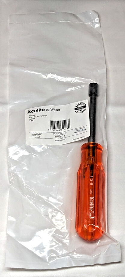 XCELITE Nut Driver 9/32" Drive Hollow Shaft 7-1/4" OAL THS9N **6 PACK**