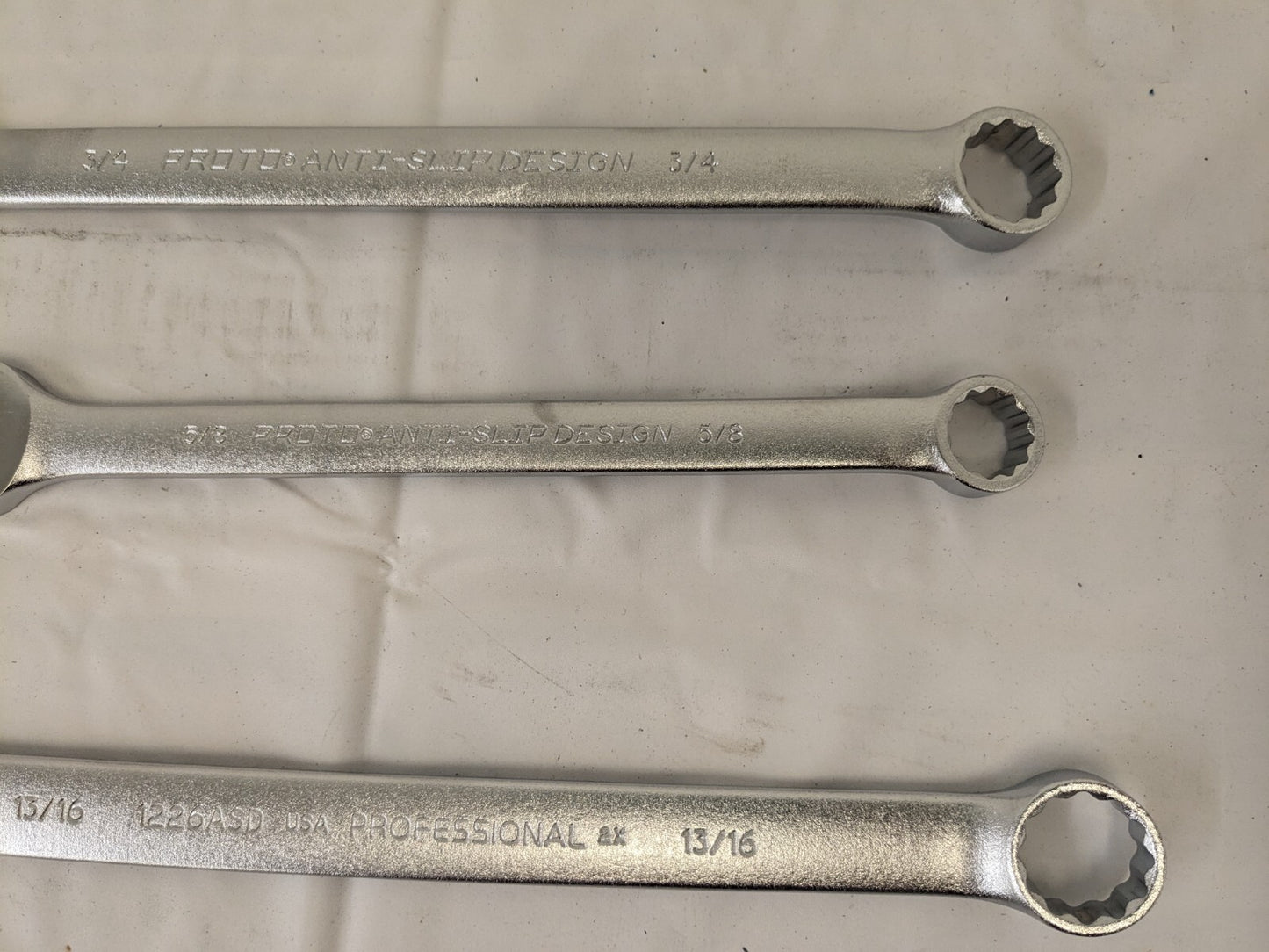 PROTO Combination Wrench Set: 10pc J1200-80ASD INCOMPLETE
