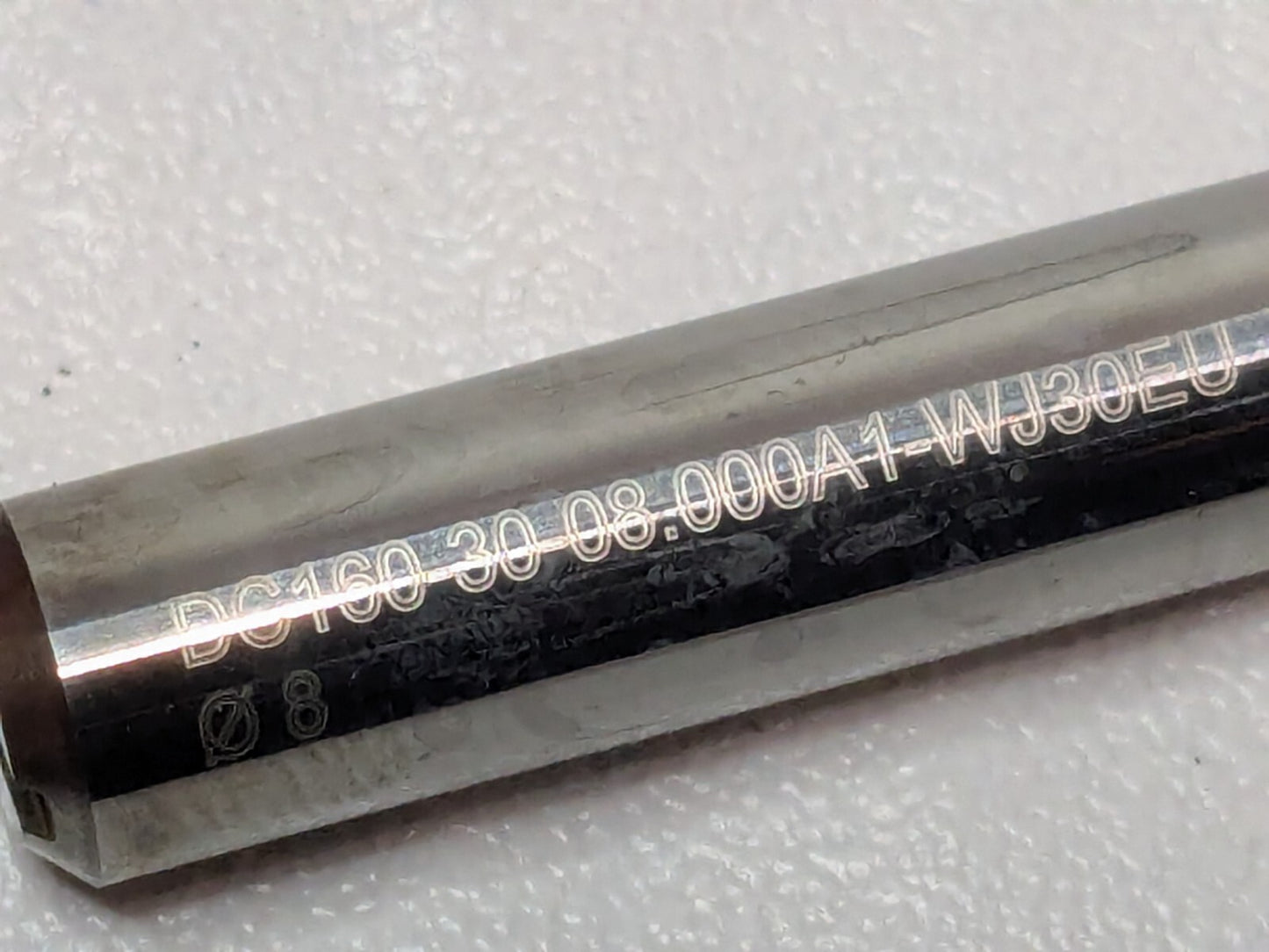 Walter-Titex Carbide Long Drill Coolant-Through DC160-30-08.000A1-WJ30EU 7684396