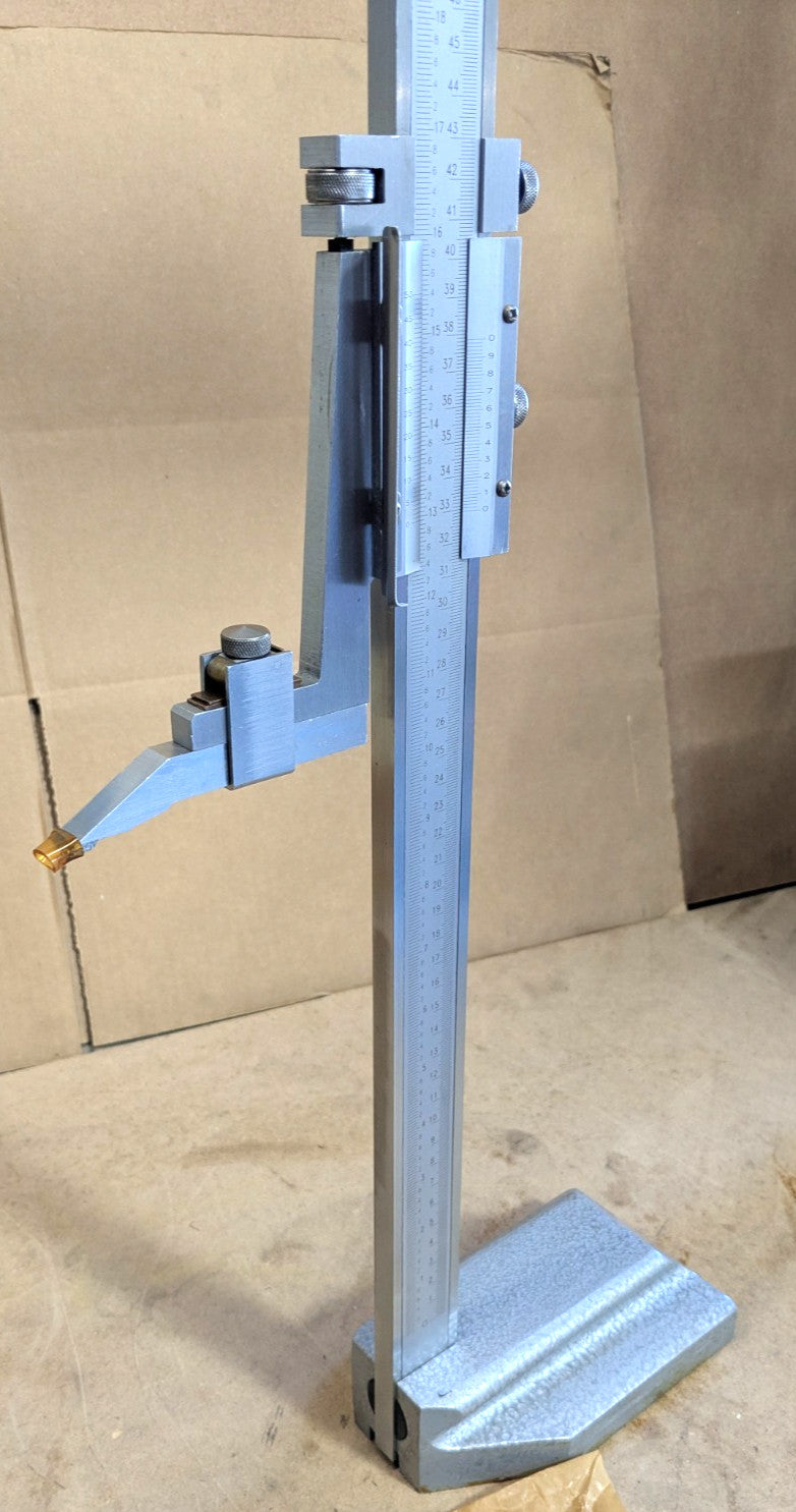 Precision Vernier Height Gage  Stainless Steel  0 to 24"   0.001" Grad