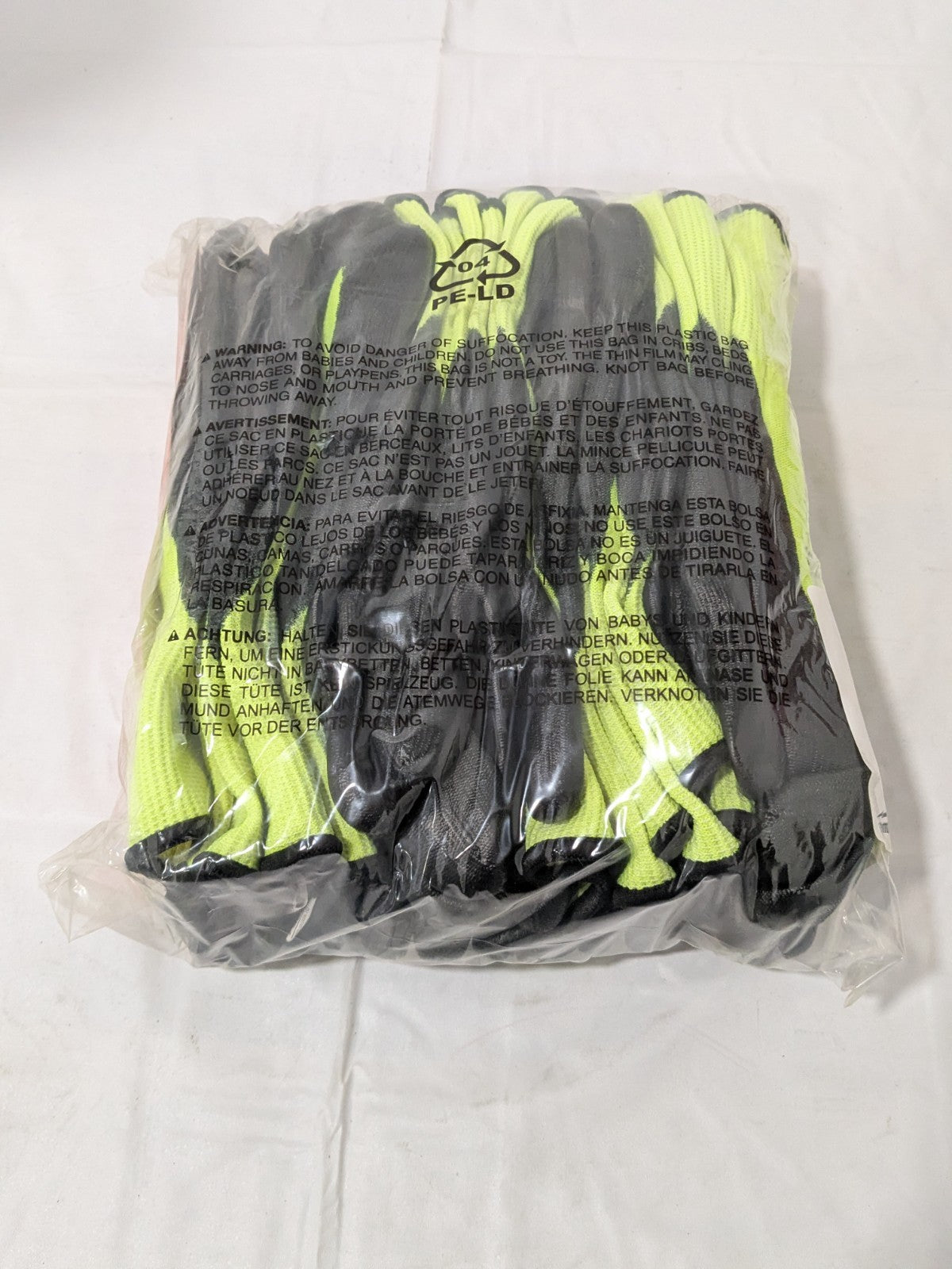 (12) Milwaukee High Vis. Cut Level 3 Polyurethane Dipped Glove XL 48-73-8933