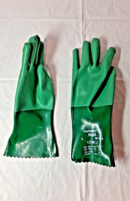 Ansell Chemical Resistant Gloves AlphaTEC™ 08-352 Size8 Box of 12 Pairs 212512