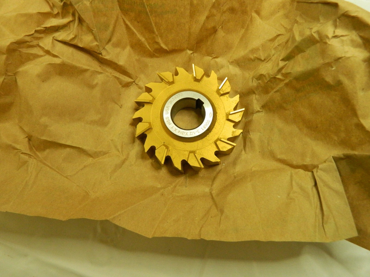 KEO 3-1/2" Size, 3/4" Face Width, 18 Teeth HSS Side Milling Cutter 006