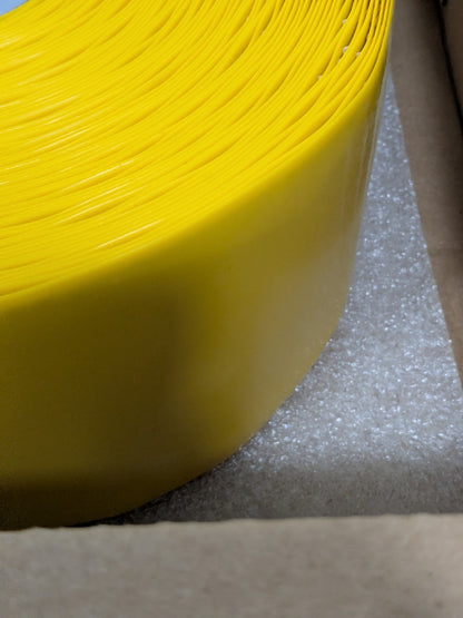 PRO-SAFE Floor & Aisle Marking Tape: 4" W, 100' L, Polyvinylchloride PRO-4RY