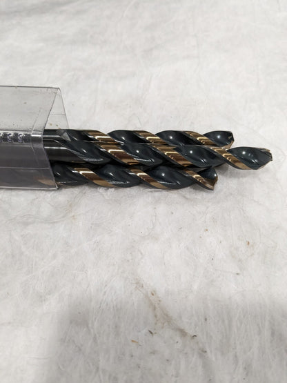 Triump Twist Jobber Drill: 13/32" Dia, 135 deg Point, HSS Qty 4 012526