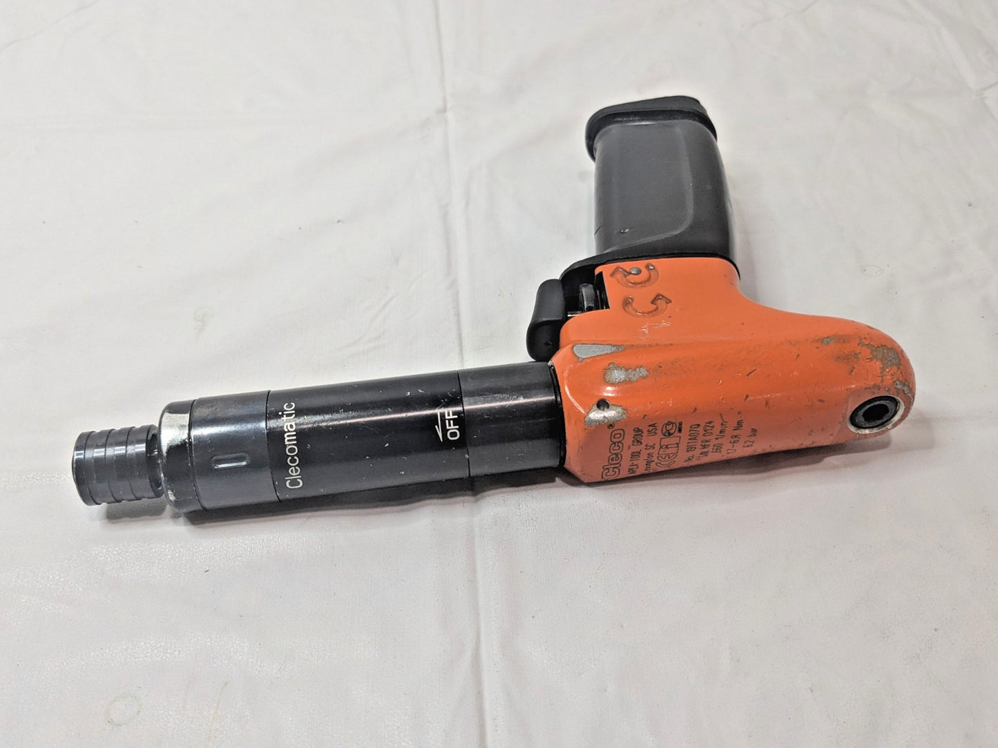 Cleco Pistol Grip Handle Air Screwdriver 1/4" Bit 660 RPM 19TTA07Q PARTS/REPAIR