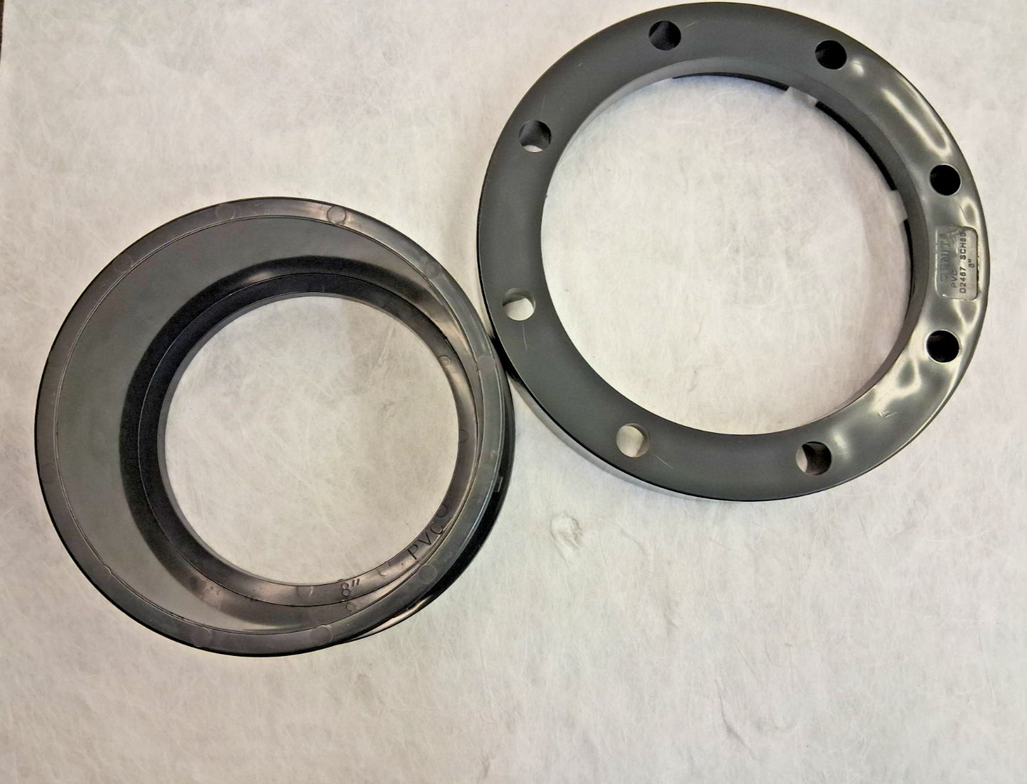 PRO-SOURCE 8" PVC Plastic Pipe Flange 37001781