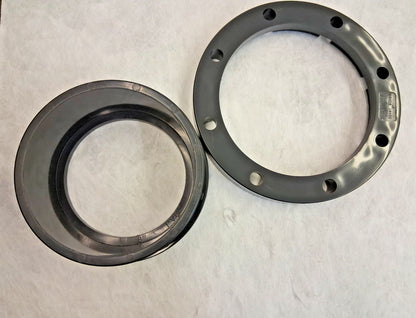 PRO-SOURCE 8" PVC Plastic Pipe Flange 37001781