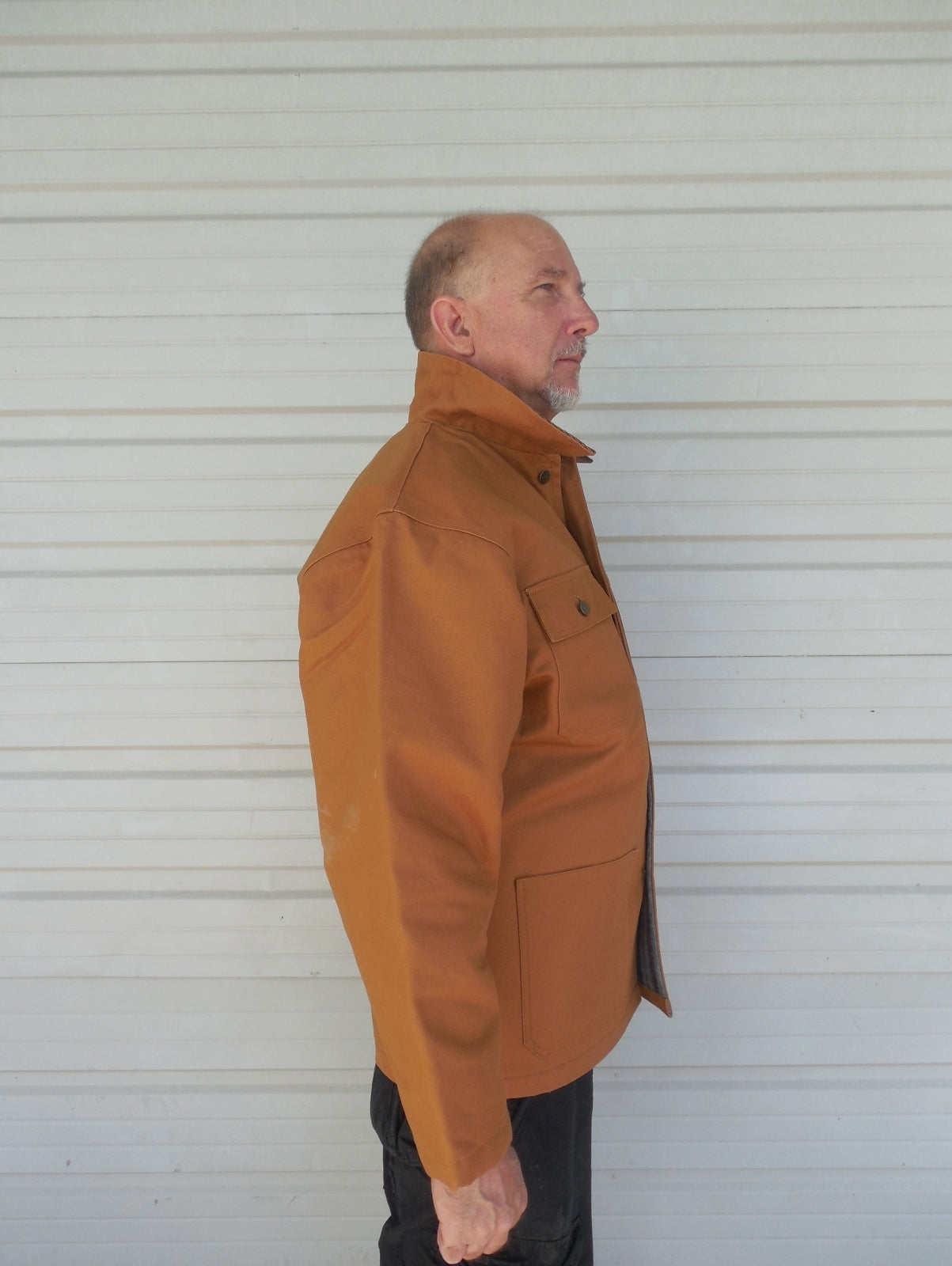 Steiner 30" Chore Coat Thermal Tuff Blanket Lined Button Brown/ Medium  101