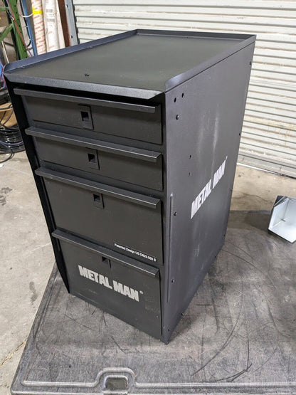 Metal Man Deluxe Welding Cabinet 4 Drawer 150 lb. Capacity DWC1 Scratch N Dent