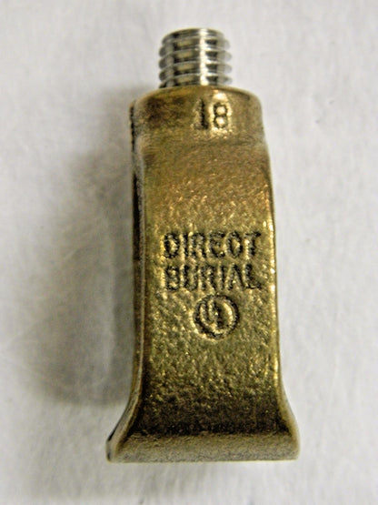 Thomas & Betts Copper Grounding Single Nuts For 1" Rod Clamp Qty. 6 #JAB1