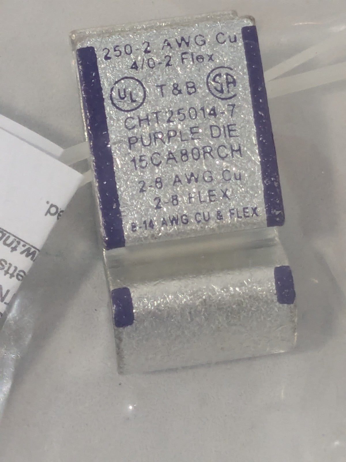 Thomas & Betts Color-Keyed Compression H-Tap Connector CHT25014-7
