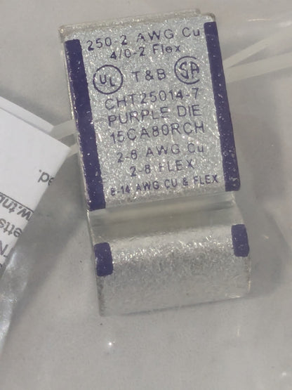 Thomas & Betts Color-Keyed Compression H-Tap Connector CHT25014-7