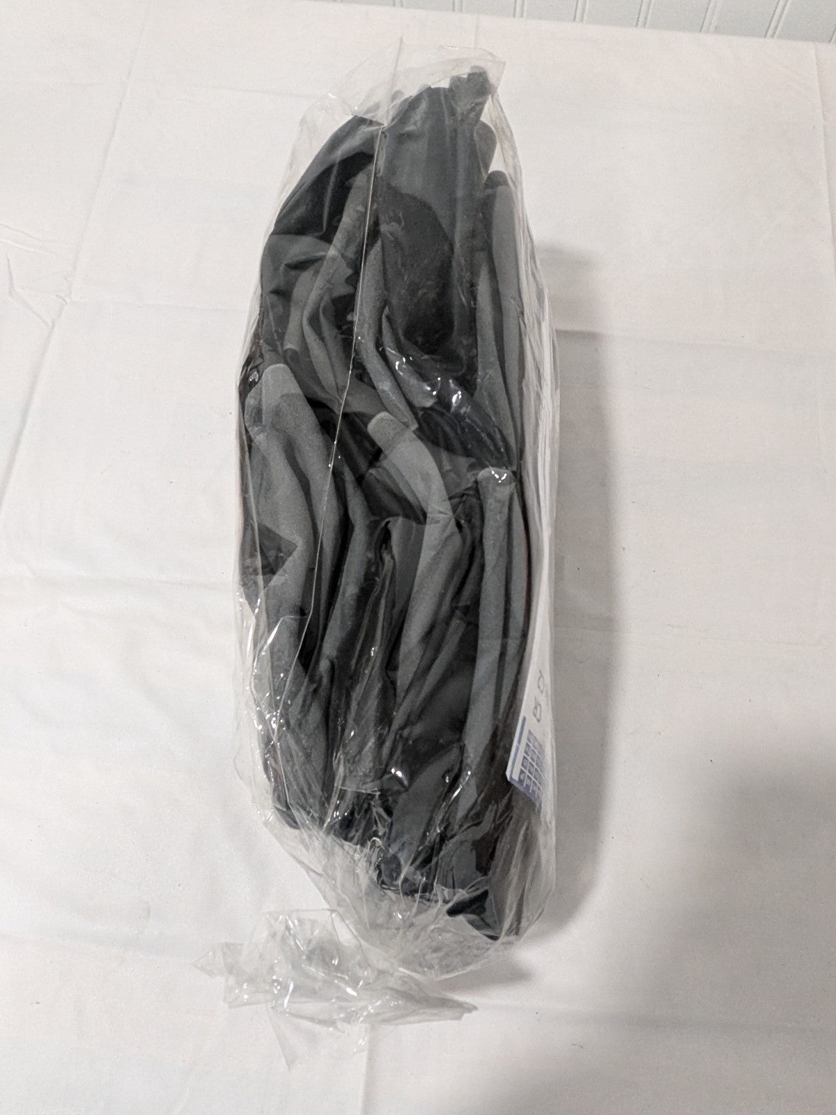 Ansell Size 11 Black, Nylon Lined Chemical Resistant Gloves 6 Pairs 53001110-NA