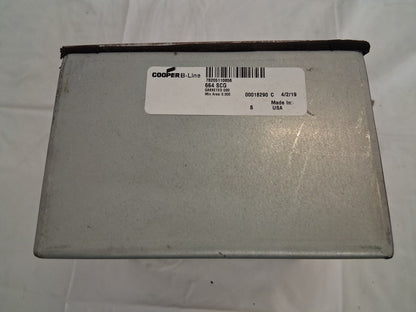 Cooper B-Line Junction Box Enclosure Steel NEMA 12 & 3 78205110856