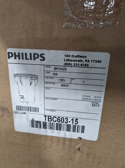 Philips Inground Transformer 600W, 120V, Bronze TBC603-15