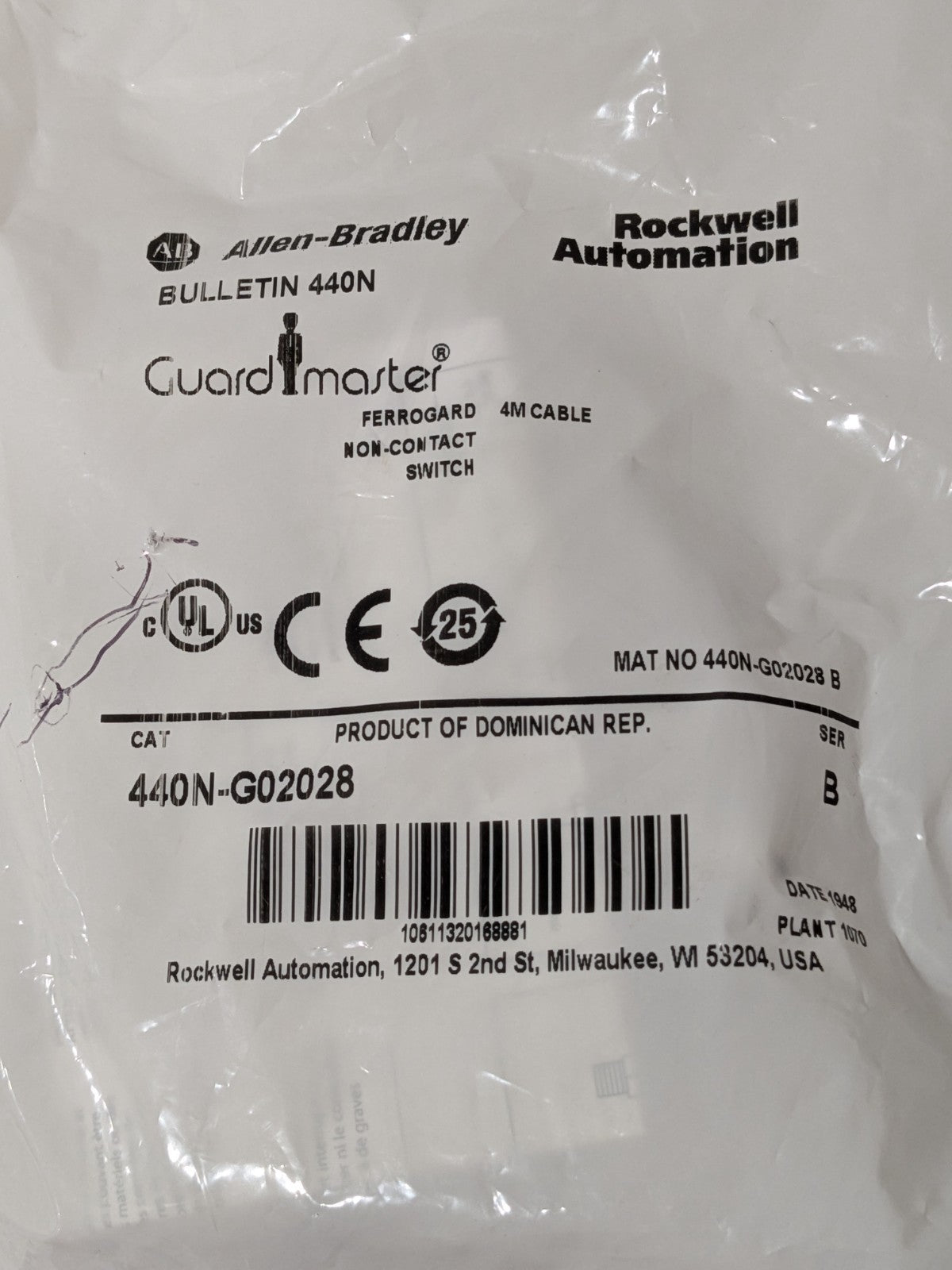 Rockford Systems 24V Safety Switch & Bracket FKT876