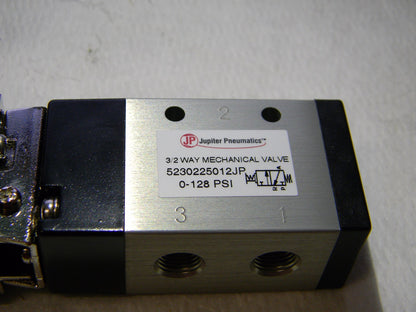 Jupiter Pneumatics 1/8"  NPT Mechanically Operated Air Valve 5230225012jp