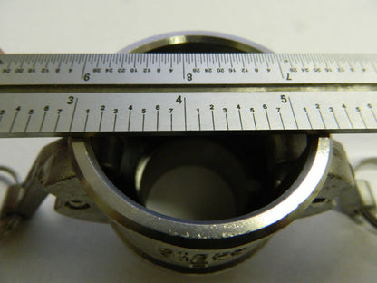 Ever-Tite 15B Cam and Groove Coupling Brass Handles SU15BSS