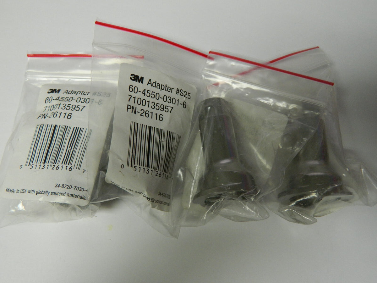 3M PPS Series 2.0 Adapter, 26116, Type S25, 1/4 Female, 19 Thread BSP QTY 4
