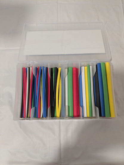 3M 122 Pc Heat Shrink Tubing FP-301 Color Assortment Kit 7000031588 INCOMPLETE